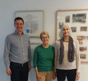 Markus Klingler, Helga Niehues und Jutta Glöckle, Stadträte für Sachsenheim